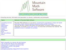 Tablet Screenshot of mtnmath.com